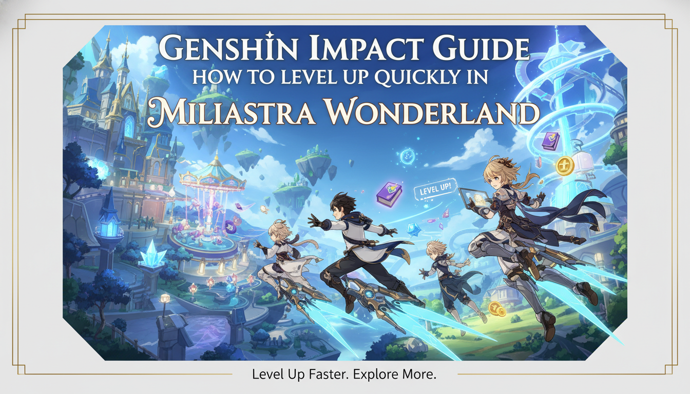 Genshin Impact: Level Up Fast in Miliastra Wonderland