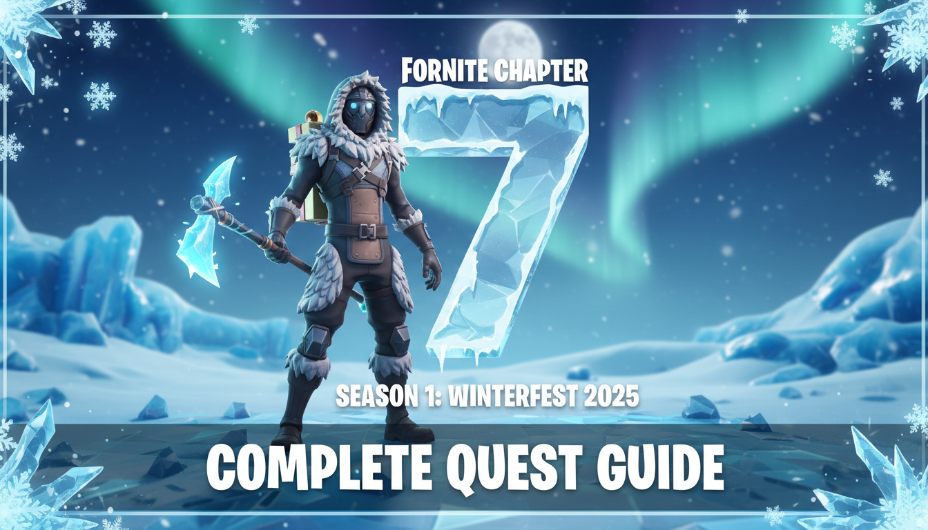 Fortnite Chapter 7, Season 1: Winterfest 2025 Complete Quest Guide