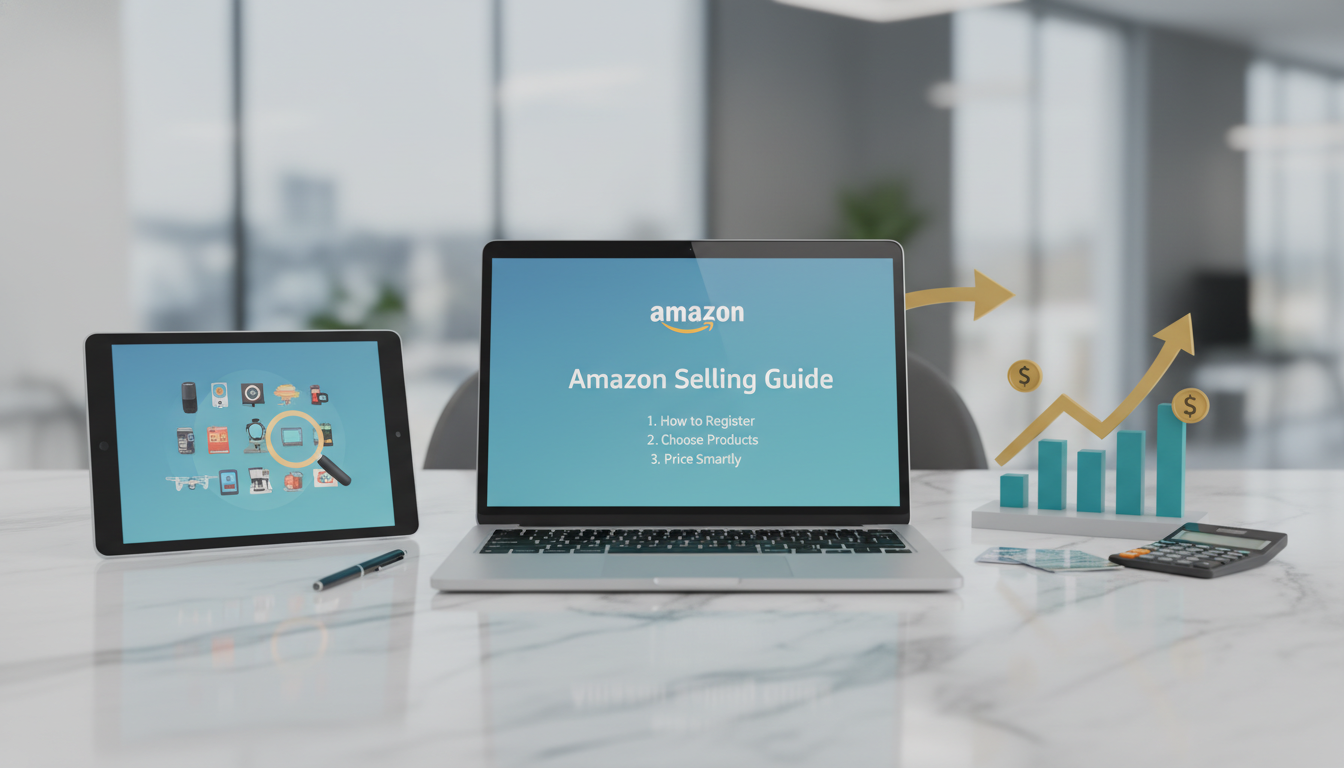 Amazon Selling Guide: Register, Choose Products & Price Smartly